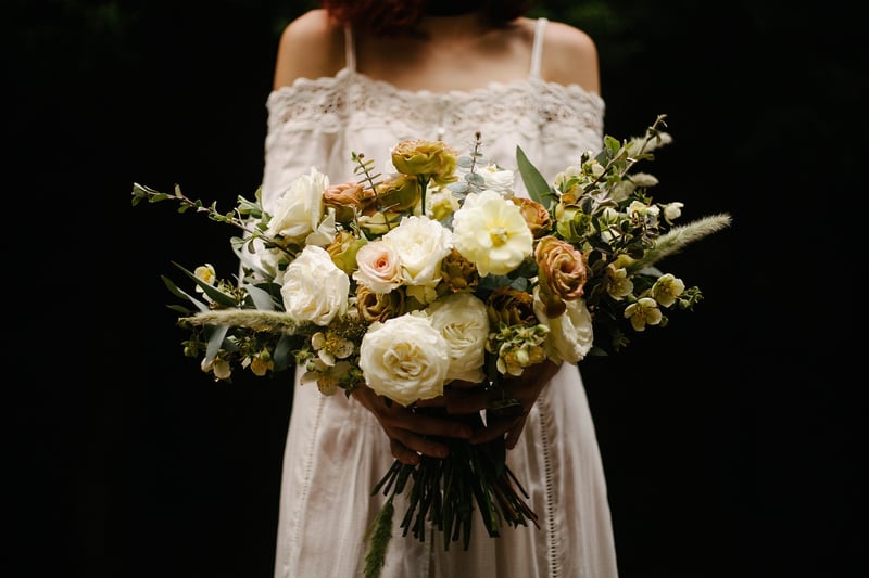Bride and Groom Celebrating